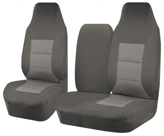 Seat Covers for TOYOTA HI ACE TRH-KDH SERIES 03/2005 - 2015 LWB UTILITY VAN FRONT HIGH BUCKET + _ BENCH WITH V121-PMTMACE107