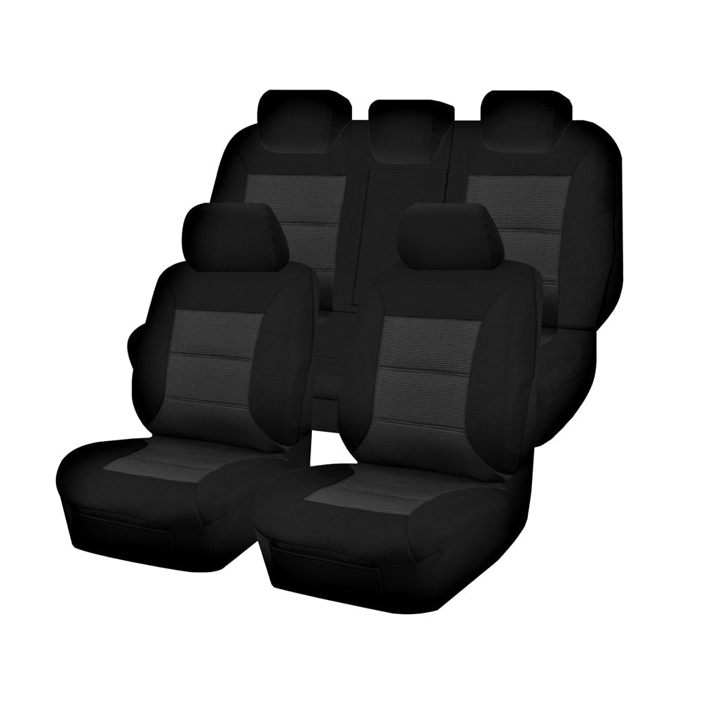 Premium Jacquard Seat Covers - For Honda Civic 9Th Gen Series Iii Hatch (2012-2016) V121-PMTMCIVH204