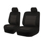 Seat Covers for ISUZU D-MAX 06/2012 - 2016 SINGLE CAB CHASSIS UTILITY FRONT BUCKET + _ BENCH BLACK PREMIUM V121-PMTMDMX504
