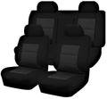 Seat Covers for FORD FALCON FG SERIES 05/2008 - 2016 4 DOOR SEDAN FR BLACK PREMIUM V121-PMTMFG0204