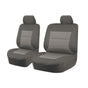 Seat Covers for TOYOTA LANDCRUISER 70 SERIES VDJ 05/2007 - ON SINGLE / DUAL CAB FRONT BUCKET + _ BENCH GREY V121-PMTMLC207