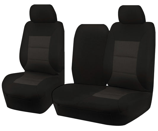 Seat Covers for TOYOTA LANDCRUISER 100 SERIES 1998 - 2015 STANDARD HZJ-FZJ105R FRONT BUCKET + _ BENCH WITH V121-PMTMLC504