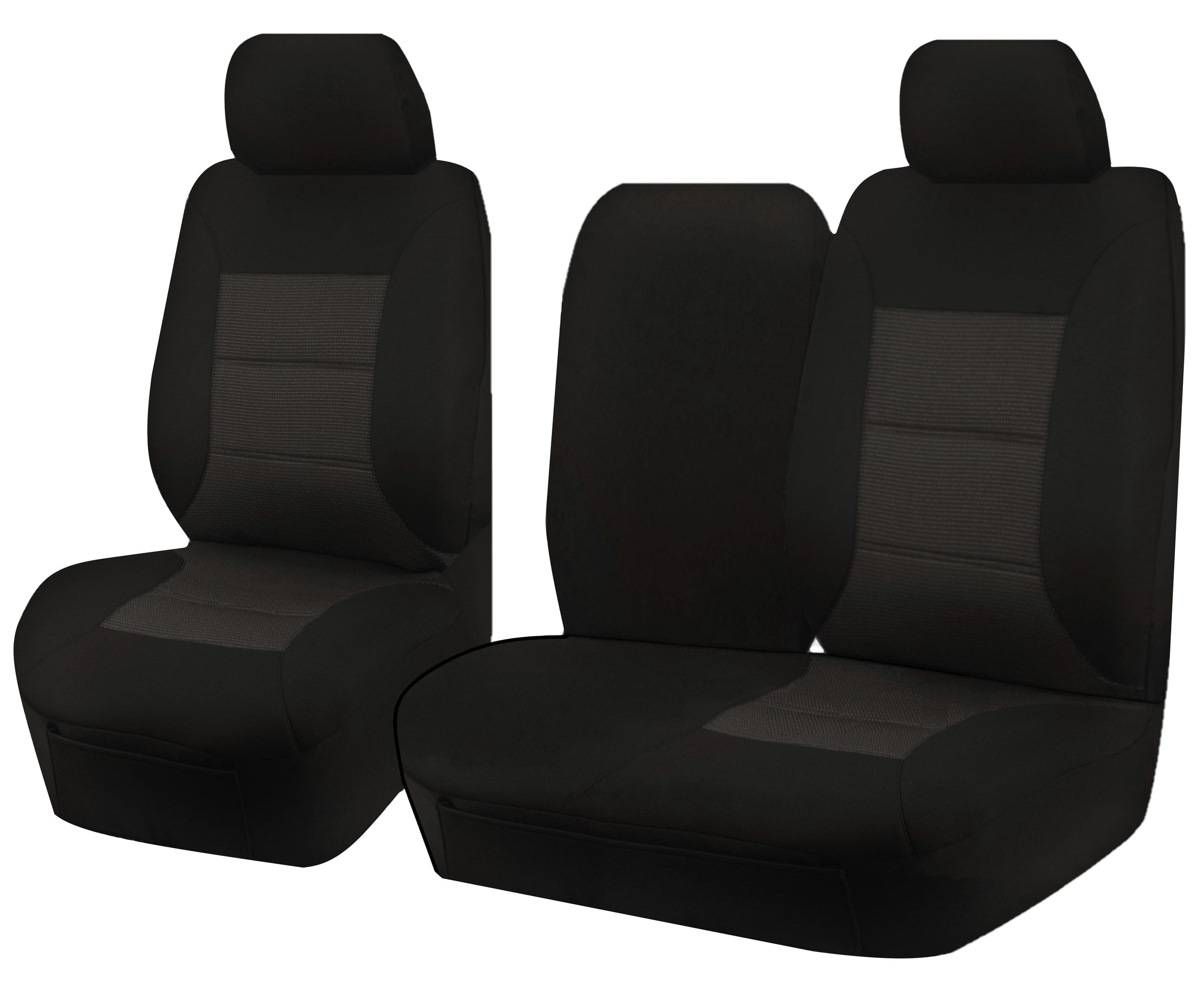 Premium Jacquard Seat Covers - For Hyundai Starex Tq 1-5 Series Single/Crew Cab (2008-2022) V121-PMTMLOAD104