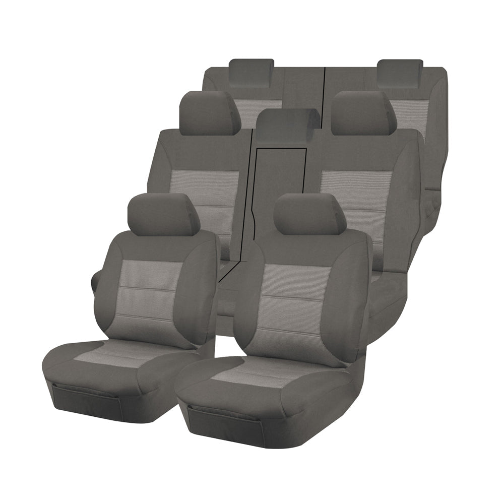 Premium Jacquard Seat Covers - For Mitsubishi Montero Sport QE Series (2015-2022) V121-PMTMPAJ507
