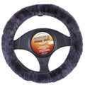 Sheepskin Steering Wheel Cover - Charcoal V121-SWCSHEEPSKINCHA