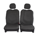 Challenger Canvas Seat Covers - For Mitsubishi Triton Dual Cab (2006-2020) V121-TMDTRIT06CHALGRY