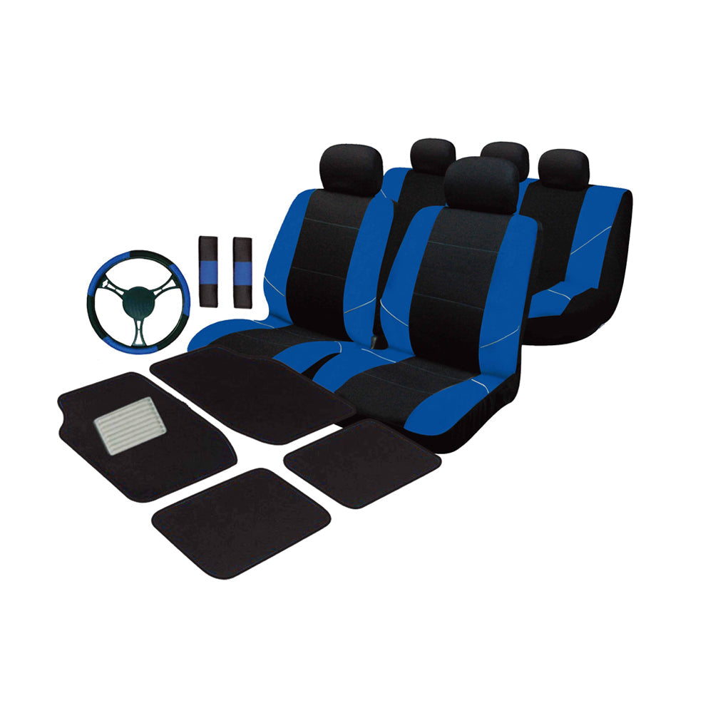 Universal Ultimate Car Accessories Value Pack - Blue V121-UNIULTIVPBLU