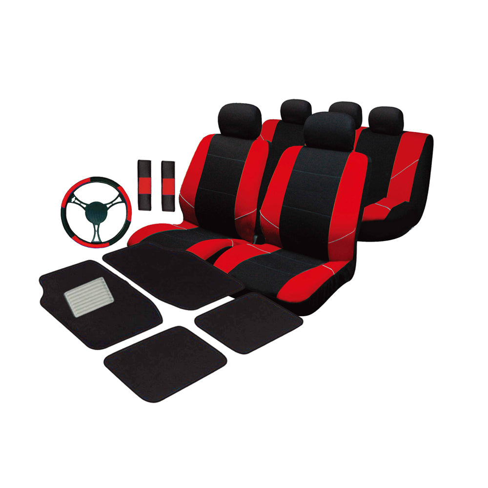 Universal Ultimate Car Accessories Value Pack - Red V121-UNIULTIVPRED