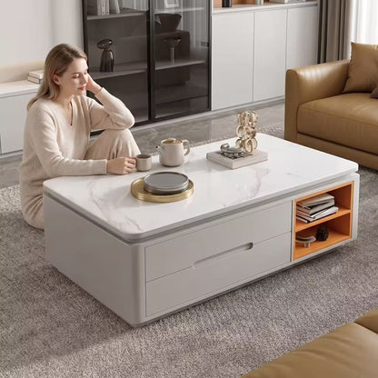 Chinese Light Luxury Minimalist 12mm Sintered Stone Coffee Table V1213-001