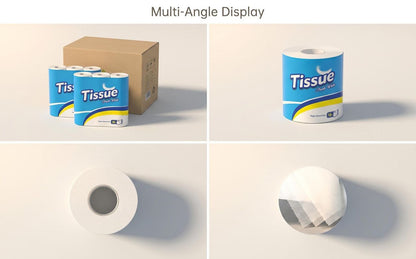Coreless Toilet Paper, 18 Rolls Per Carton V1213-101