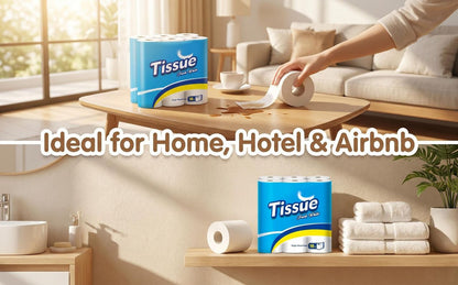 Coreless Toilet Paper, 18 Rolls Per Carton V1213-101
