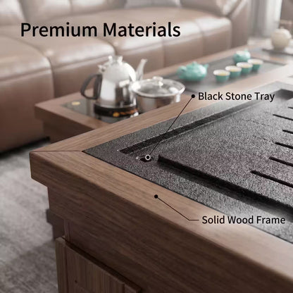 1.5m New Chinese Style Walnut Kung Fu Tea Table V1213-914