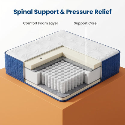 Compressed Rolled Pocket Spring Mattress V1213-9998