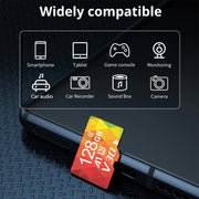 3PCS 128G Memory Cards, U3 A1 Class 10, Up To 100MB/s, Micro SD TF For Security Monitor/Full HD Video V1214-3PCS--128G--MC