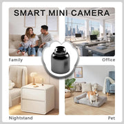Wireless Surveillance Camera X5 6pcs - 2.4GHz WiFi, night vision, HD, 360 rotation, black. Home/office use, V1214-3PCS-X5JK