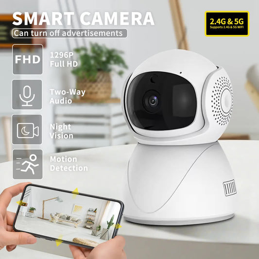 3MP dual lens security camera, suitable for home indoor and outdoor use, full-color high-definition night V1214-T28
