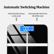396-pound Weight Scale, Electronic Scale, Bathroom Scale, Personal Scale, High-precision Weight Scale, With V1214-W-BLACK