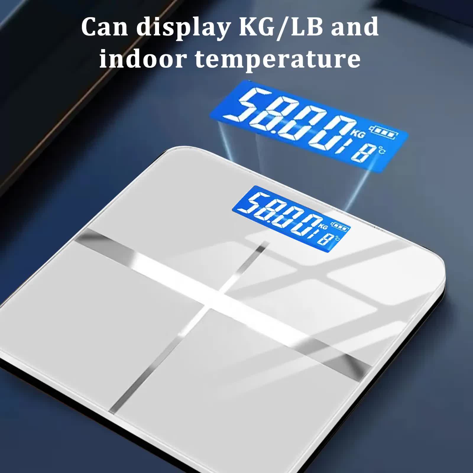 396-pound Weight Scale, Electronic Scale, Bathroom Scale, Personal Scale, High-precision Weight Scale, With V1214-W-CROSSWHITE