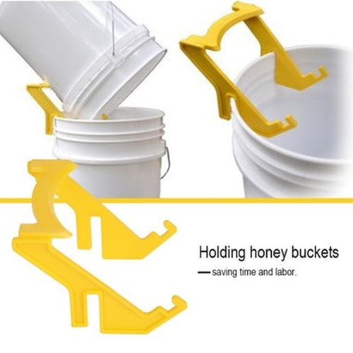 Beekeeping Honey Gallon Plastic Bucket Holder Brackets 2PC V122-BK-411