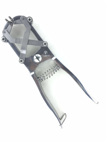 Cattle Lamb Sheep Stainless Steel Elastrator Castrating Plier with 100 Rubber V122-ELT-2015