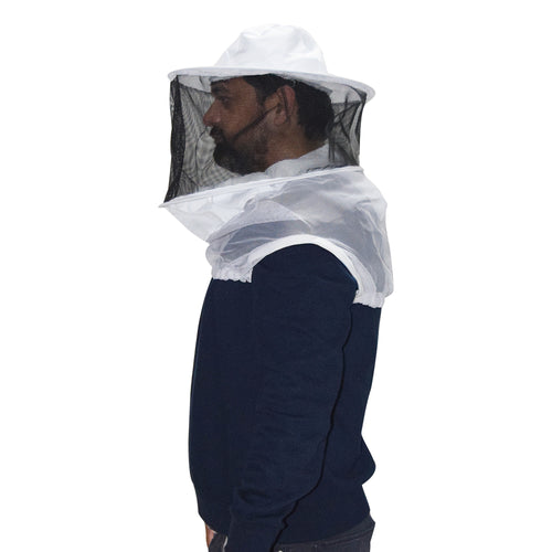 Beekeeping Bee Half Body Round Head Veil Protective Gear V122-MHB-01