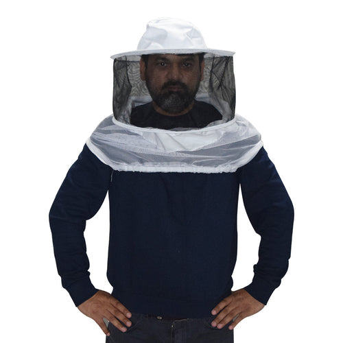 Beekeeping Bee Half Body Round Head Veil Protective Gear V122-MHB-01