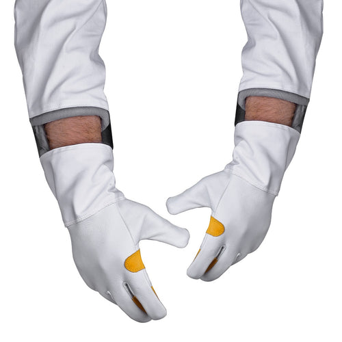 Beekeeping Bee Gloves Cow Hide Ventilated Heavy Duty Gloves 2XL V122-OZ-1515