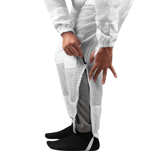OZBee Premium Full Suit 3 Layer Mesh Ultra Cool Ventilated Round Head Beekeeping Protective Gear Size 2XL V122-OZP-105