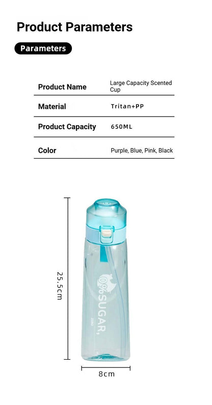 0 Sugar 0 Calorie Scented Water Bottle Blue V1221-0-SUGAR-0-CALORIE-SCENTED-WATER-BOTTLE-BLUE