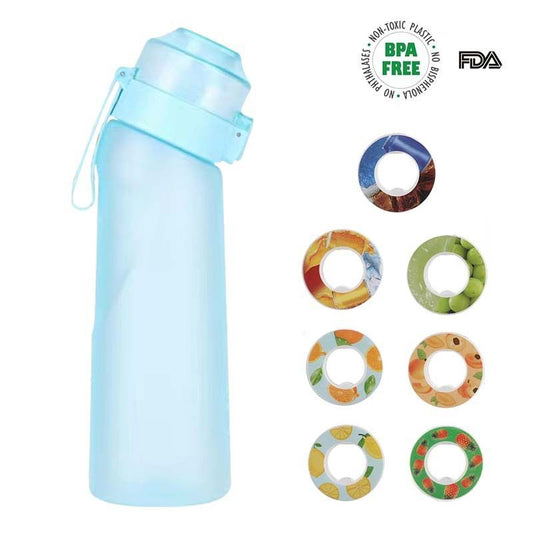 0 Sugar 0 Calorie Scented Water Bottle Matte Blue 7 Rings V1221-0-SUGAR-0-CALORIE-SCENTED-WATER-BOTTLE-MATTE-BLUE-7-RINGS