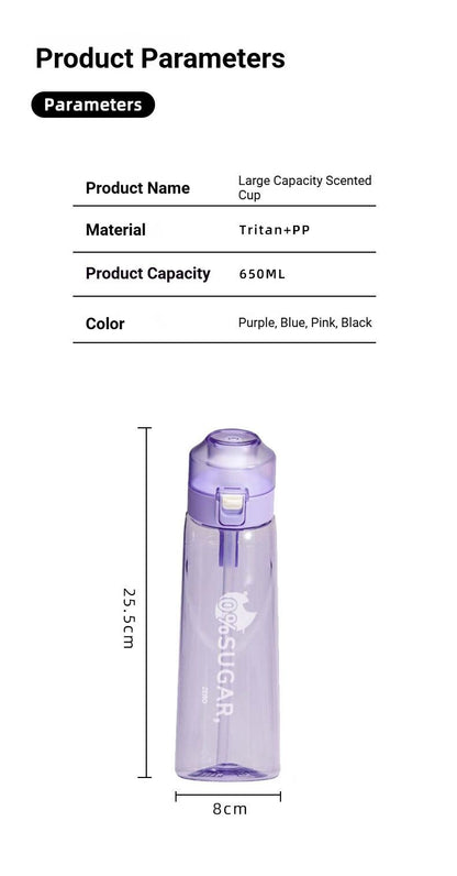 0 Sugar 0 Calorie Scented Water Bottle Purple V1221-0-SUGAR-0-CALORIE-SCENTED-WATER-BOTTLE-PURPLE