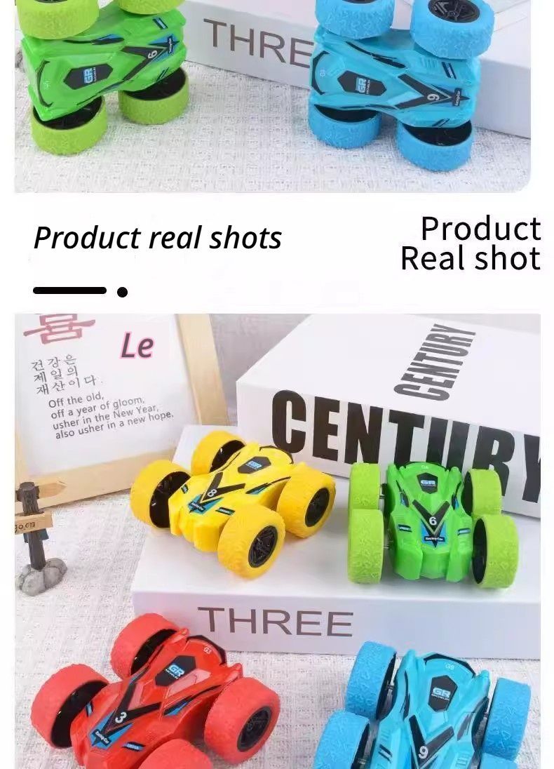 InertiaTumblingCar,1-PieceSet-180 degrees Flip V1221-1-PACK-COLORRANDOM
