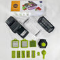14-in-1 Vegetable Chopper (3 Blades+Spoon-shaped Tool) V1221-14-IN-1-VEGETABLE-CHOPPER-3-BLADES-SPOON-SHAPED-TOOL