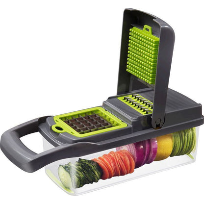 14-in-1 Vegetable Chopper (3 Blades+Spoon-shaped Tool) V1221-14-IN-1-VEGETABLE-CHOPPER-3-BLADES-SPOON-SHAPED-TOOL