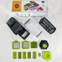 14-in-1 Vegetable Chopper (3 Blades+Square Tool) V1221-14-IN-1-VEGETABLE-CHOPPER-3-BLADES-SQUARE-TOOL