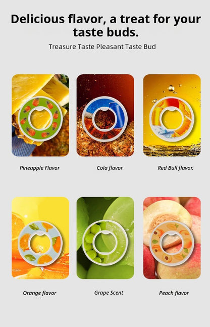 19 different flavour rings V1221-19--DIFFERENT-FLAVOUR-RINGS