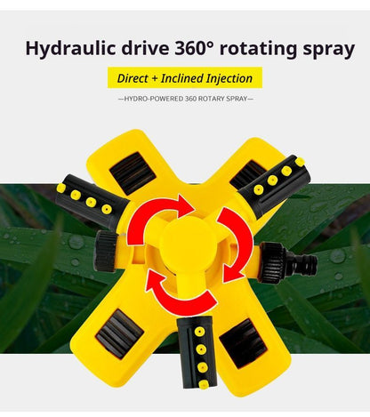 1SetSprinkler(Base+Trident)-Yellow V1221-1SETSPRINKLER-BASE-TRIDENT