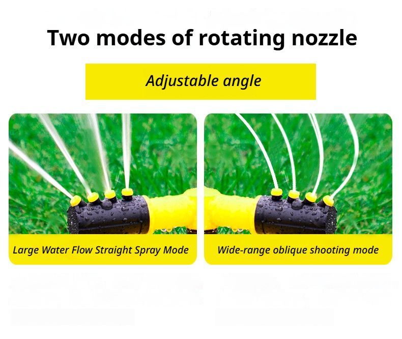1SetSprinkler(Base+Trident)-Yellow V1221-1SETSPRINKLER-BASE-TRIDENT