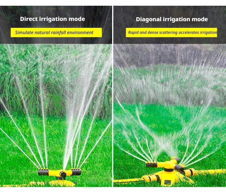 1SetSprinkler(Base+Trident)-Yellow V1221-1SETSPRINKLER-BASE-TRIDENT