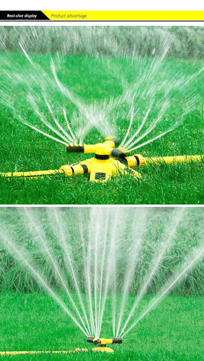 1SetSprinkler(Base+Trident)-Yellow V1221-1SETSPRINKLER-BASE-TRIDENT