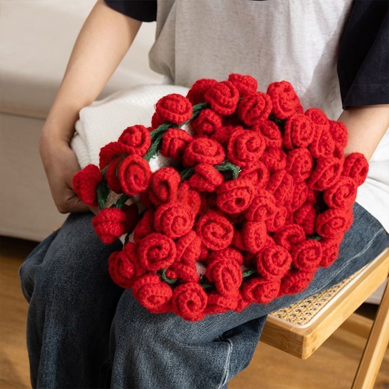 33 Red Rose Bouquet Blanket Diameter Approximately 80CM V1221-33-RED-ROSE-BOUQUET-BLANKET-DIAMETER-APPROXIMATELY-80CM