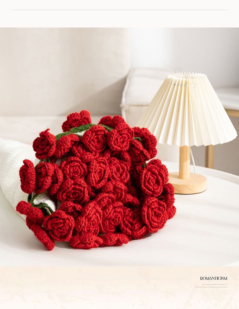 33 Red Rose Bouquet Blanket Diameter Approximately 80CM V1221-33-RED-ROSE-BOUQUET-BLANKET-DIAMETER-APPROXIMATELY-80CM