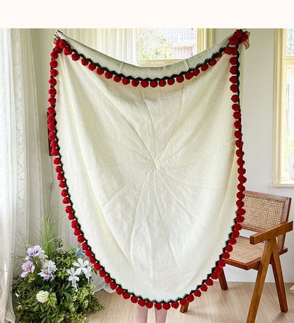 33 Red Rose Bouquet Blanket Diameter Approximately 80CM V1221-33-RED-ROSE-BOUQUET-BLANKET-DIAMETER-APPROXIMATELY-80CM