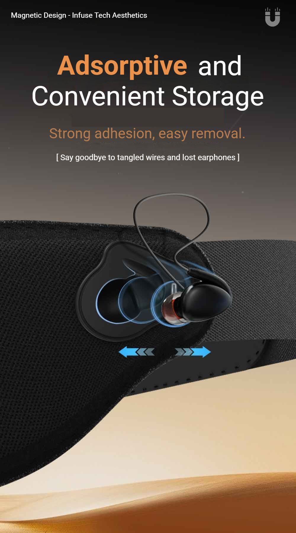 3D Bluetooth Sleep Eye Mask Black V1221-3D-BLUETOOTH-SLEEP-EYE-MASK-BLACK
