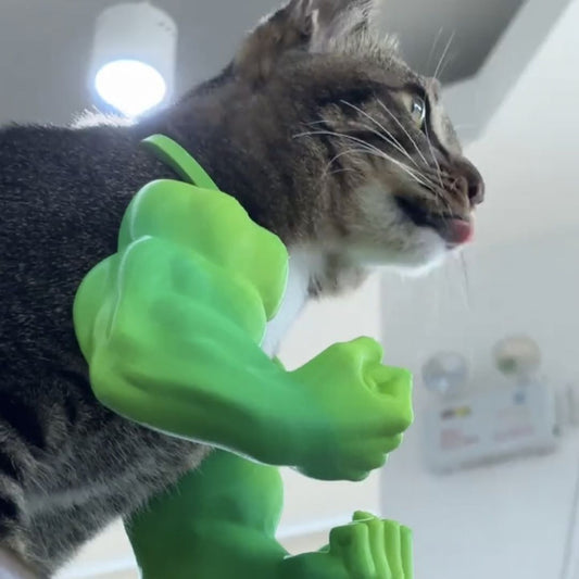 3D printed Hulk Cat Arm Green V1221-3D-PRINTED-HULK-CAT-ARM-GREEN