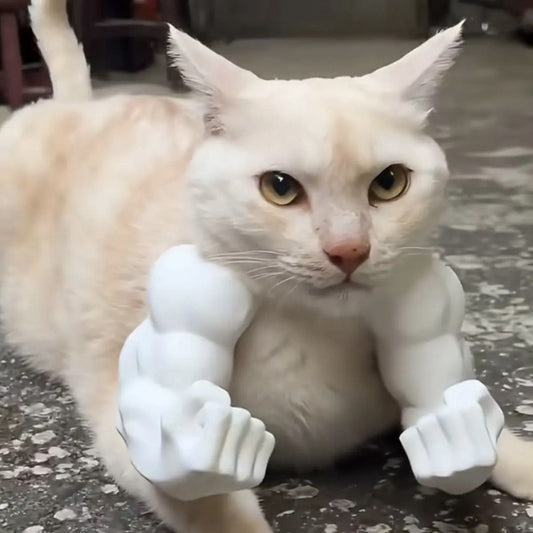 3D printed Hulk Cat Arm White V1221-3D-PRINTED-HULK-CAT-ARM-WHITE