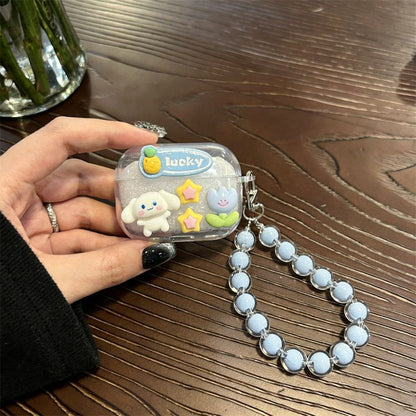 5-Piece Clear Case + Blue Bracelet V1221-5-PIECE-CLEAR-CASE-BLUE-BRACELET