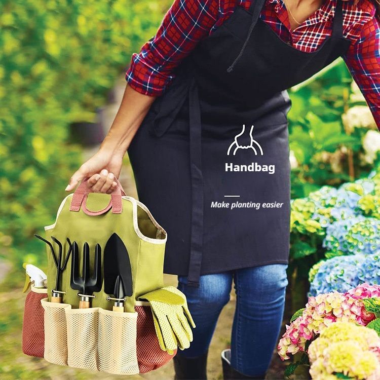 LandscapingTools5-PieceSetwithWoodenHandles V1221-5-PIECEWOODENHANDLESET