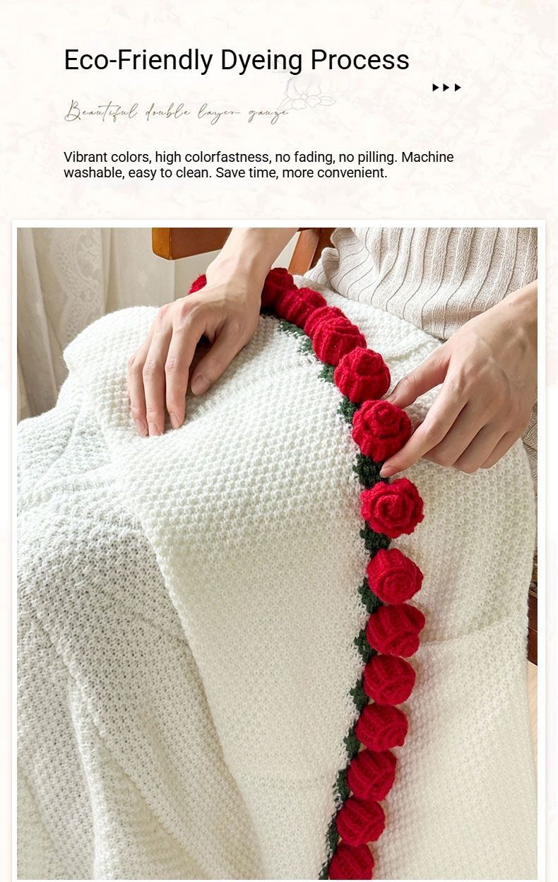 52 Pink Flowers Beige Blanket Diameter Approximately 110CM V1221-52-PINK-FLOWERS-BEIGE-BLANKET-DIAMETER-APPROXIMATELY-110CM