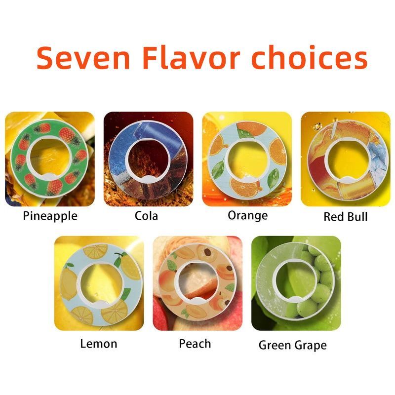 7 different flavour rings V1221-7-DIFFERENT-FLAVOUR-RINGS